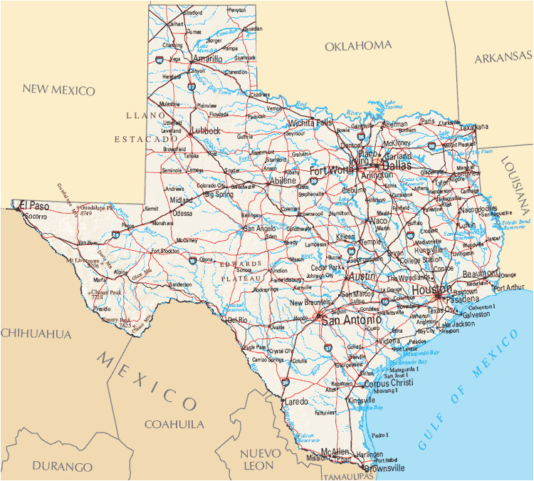Printable Map Of Texas Cities and towns | secretmuseum