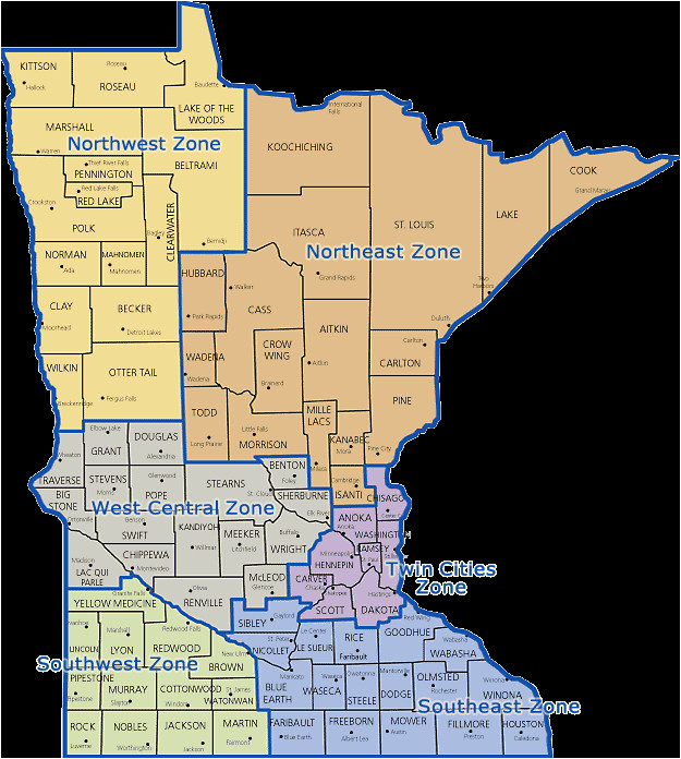 map of counties in minnesota and travel information download free