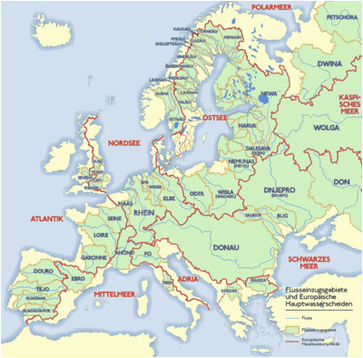 list of rivers of europe