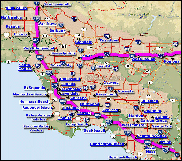 san bernardino california map