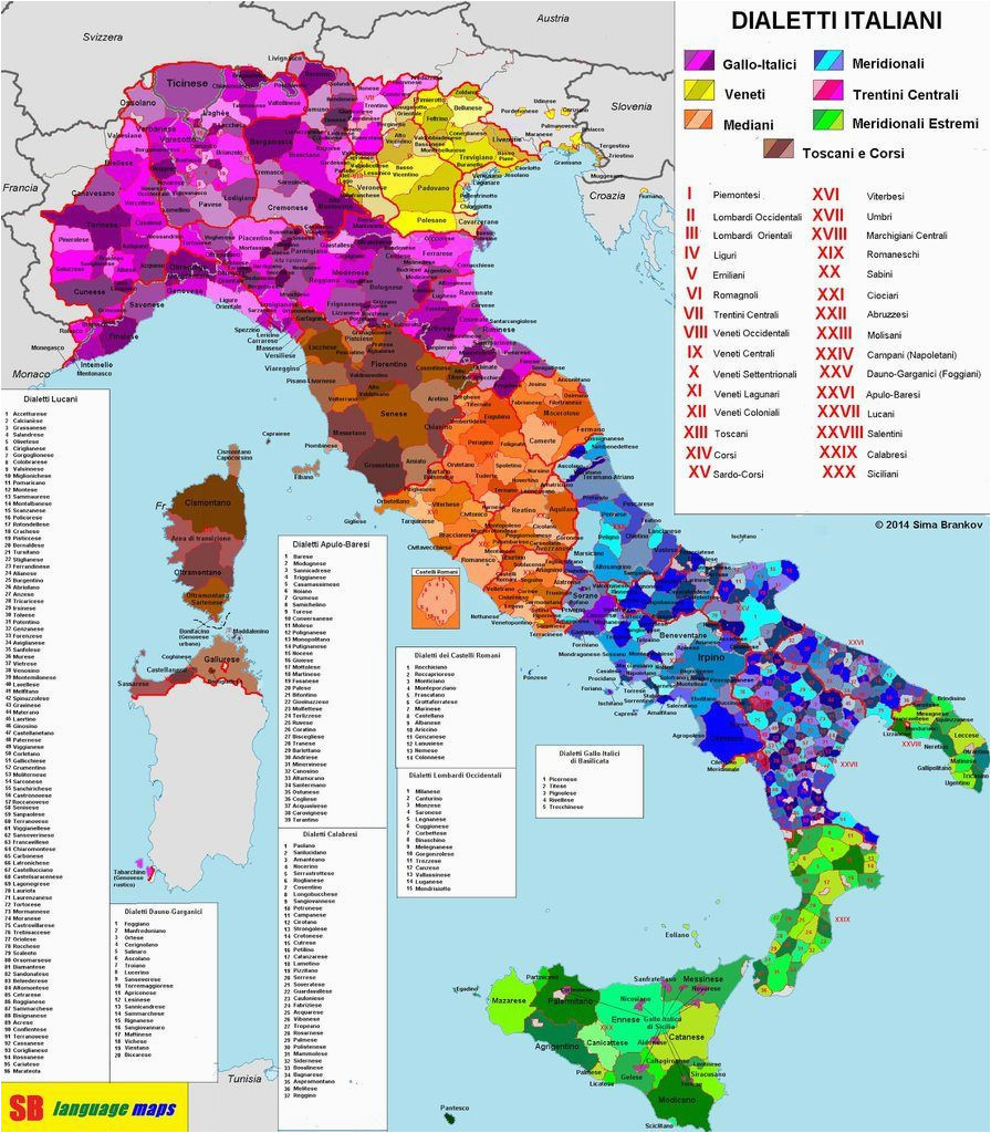 italian dialects 1792x2048 click here for more maps thelandofmaps