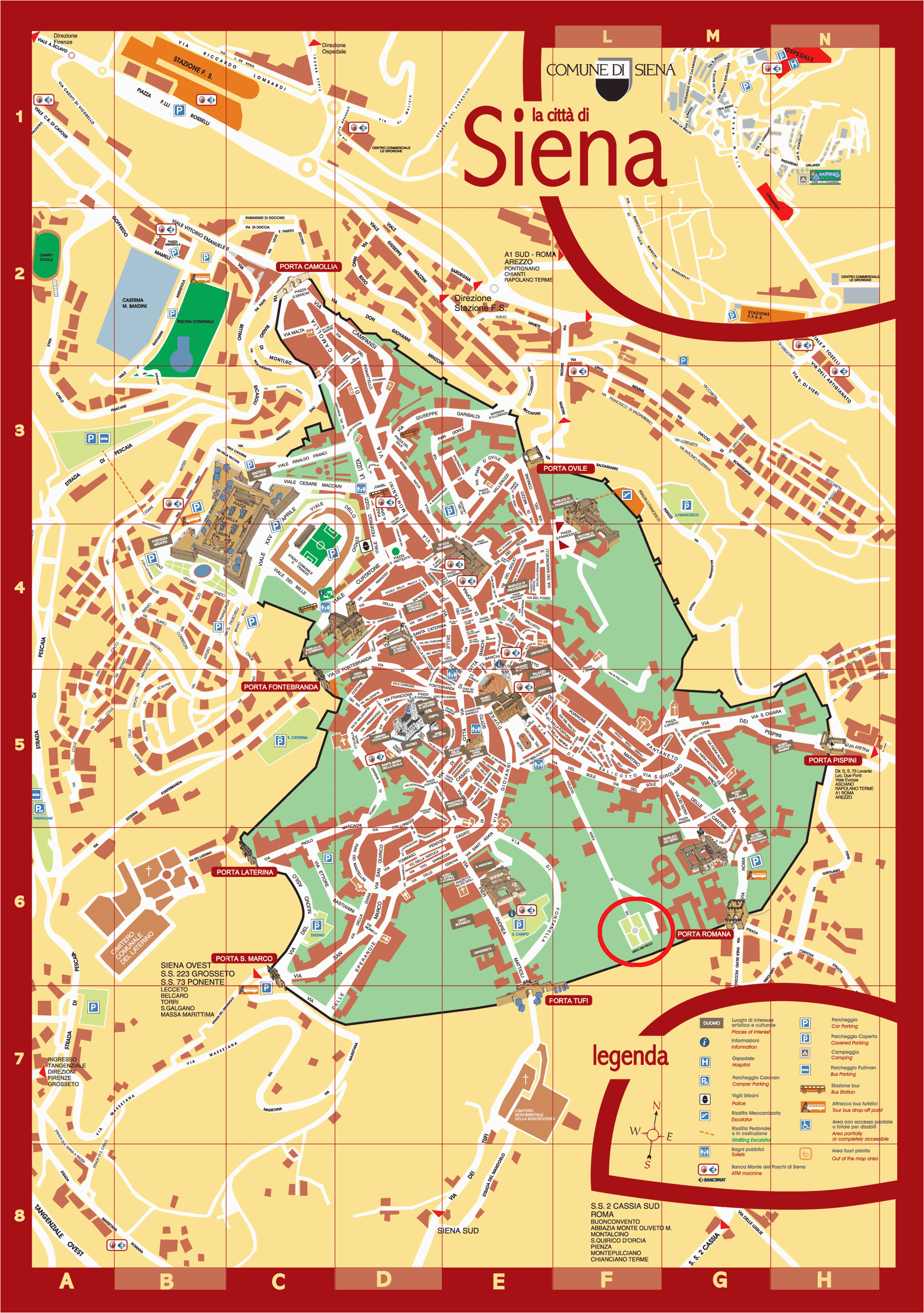 siena italy map fresh 42 best siena toscana images on pinterest