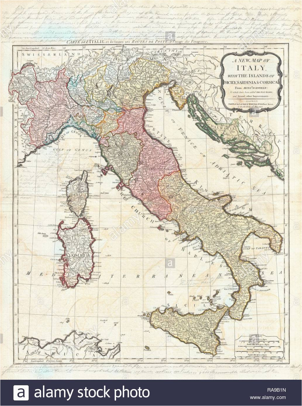 historic map italy stock photos historic map italy stock images