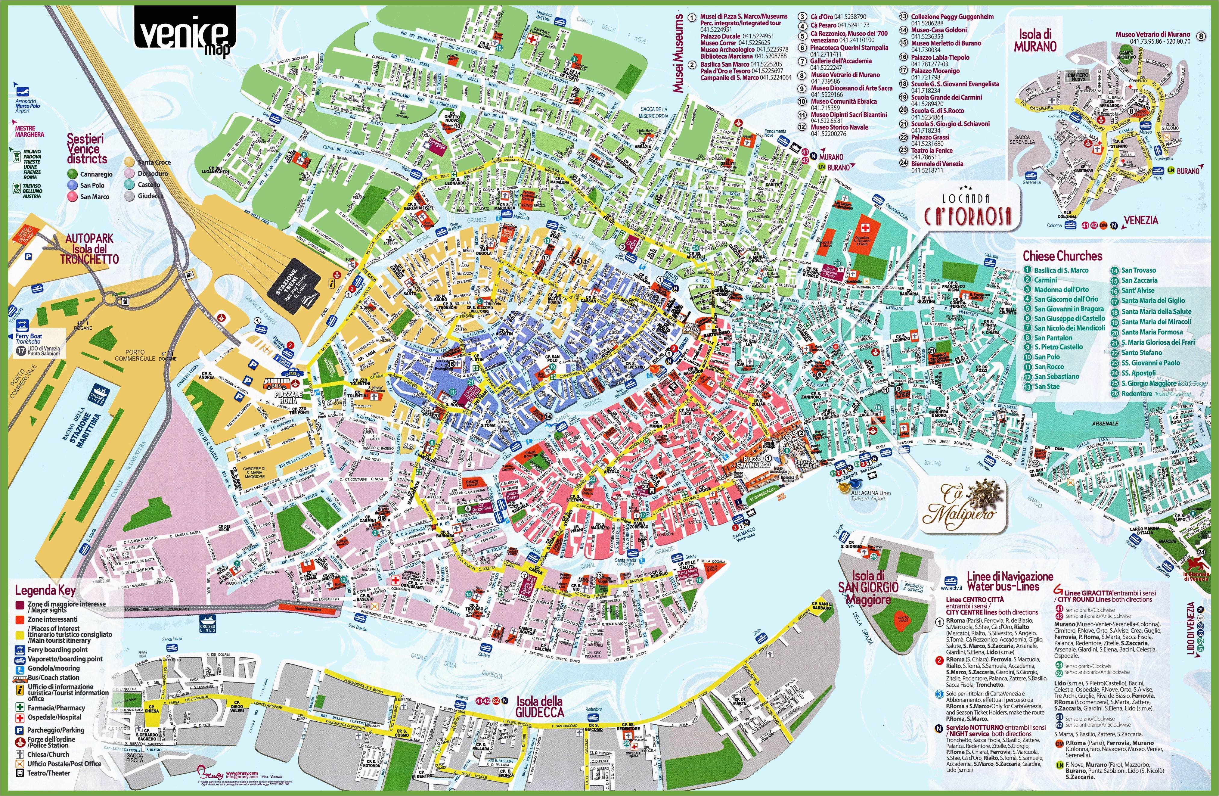 free printable map of venice italy download them and print