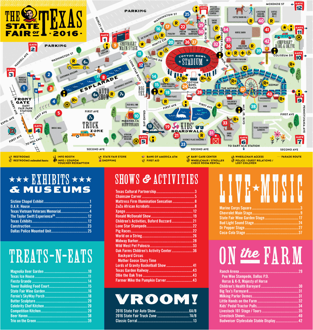 state fair texas map business ideas 2013