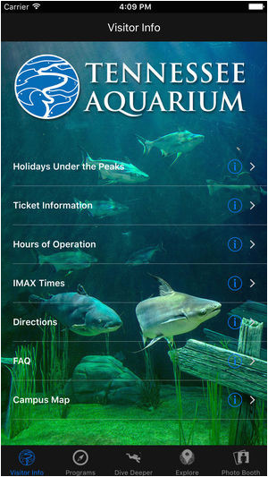 tennessee aquarium on the app store