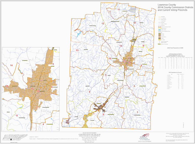 lawrence county 2014 county commission districts and current voting