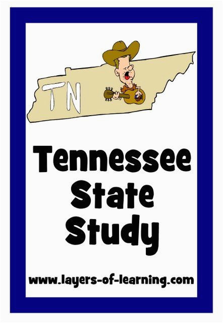 u s state maps geography social studies for kids tennessee map