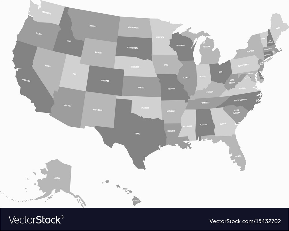 tennessee flag vector luxury political map of united states od