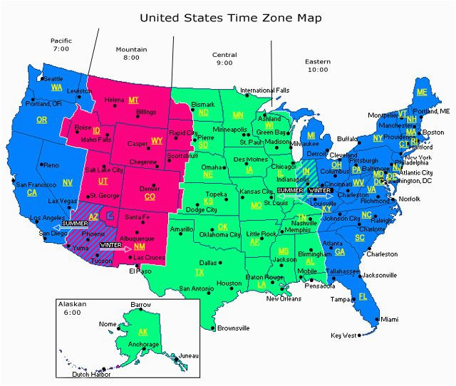 eastern time zone