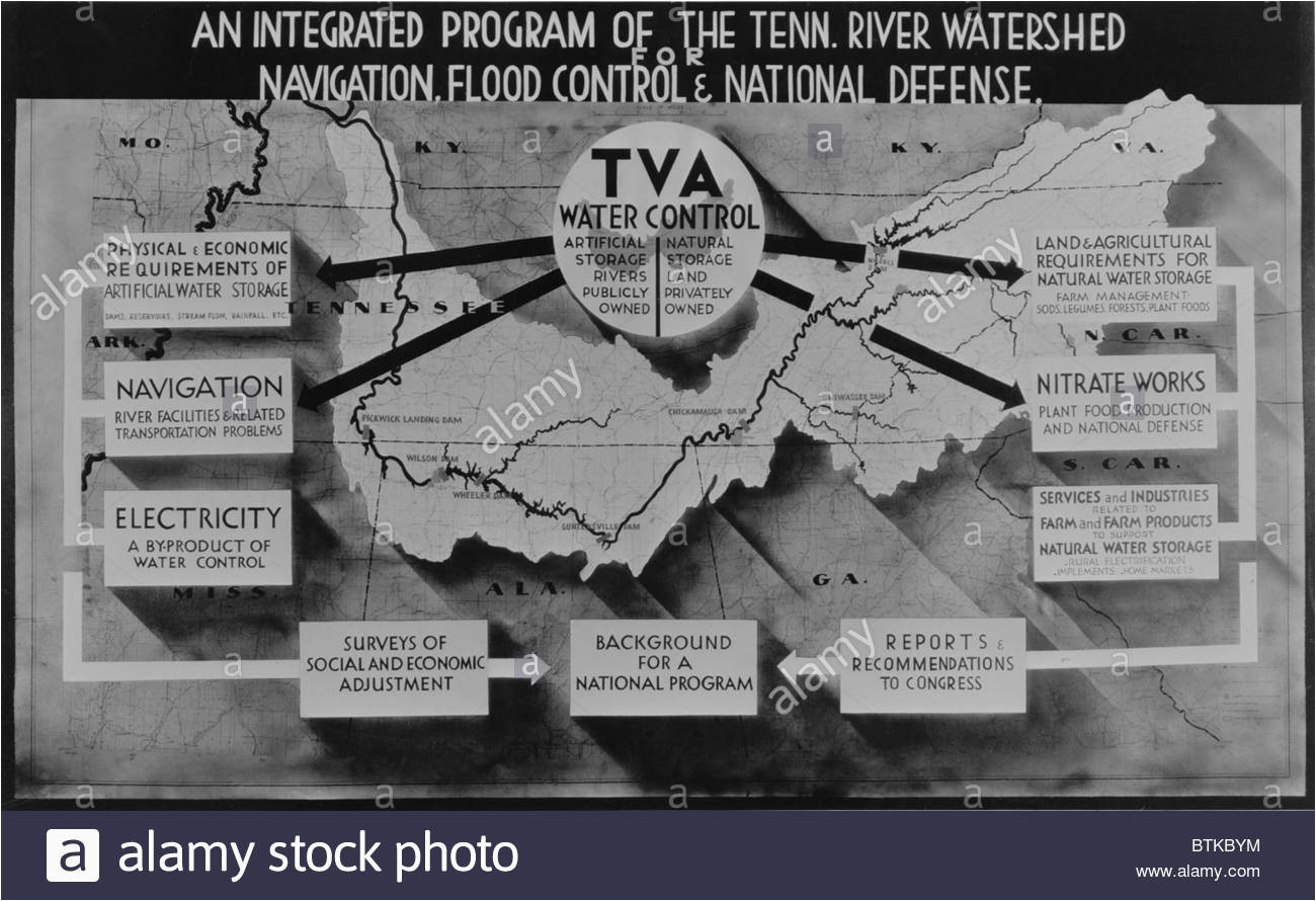tennessee valley authority black and white stock photos images alamy