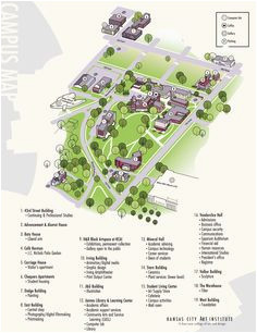 8 best campus maps images blue prints campus map cards