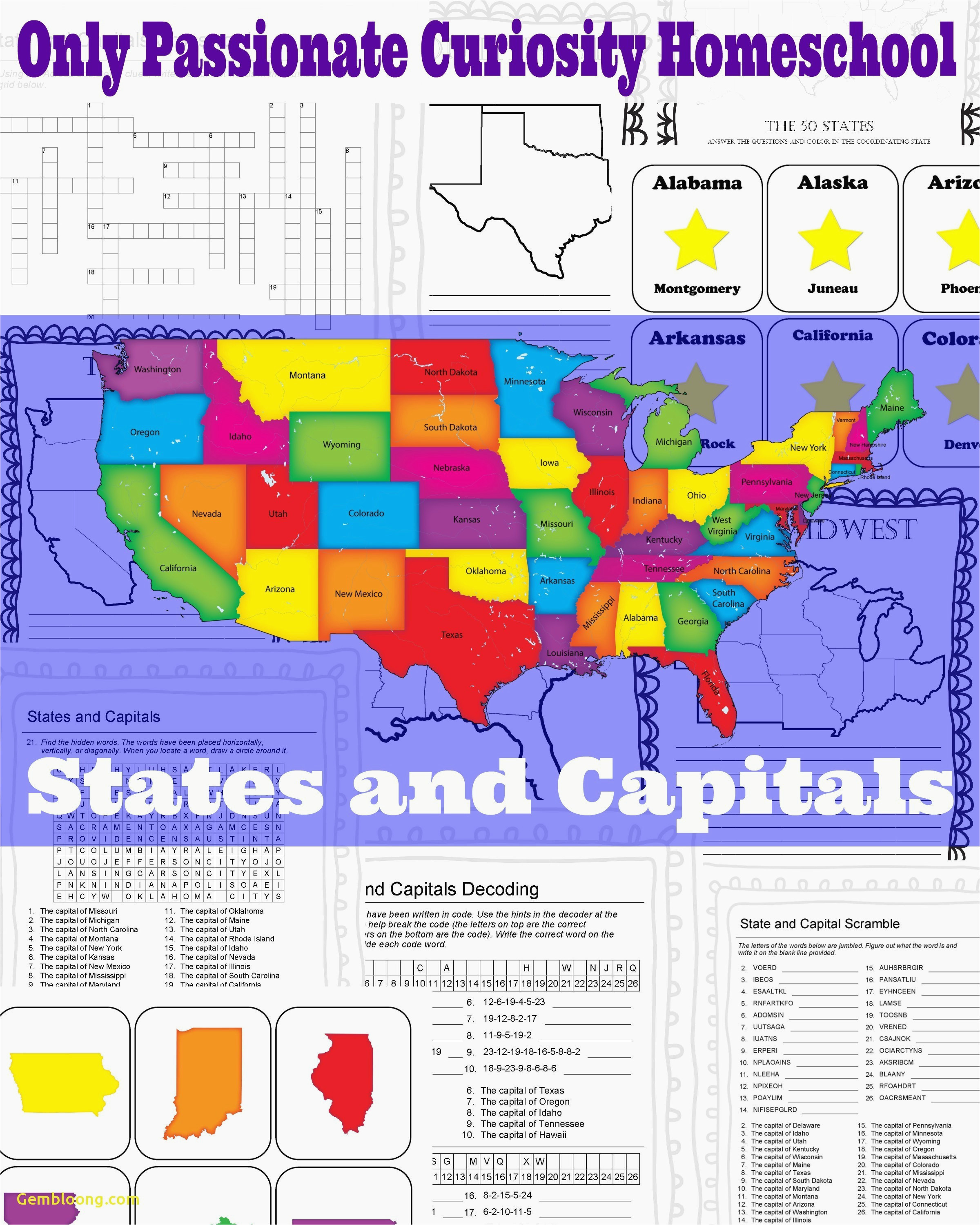 capital of oregon map united states map with state capital names