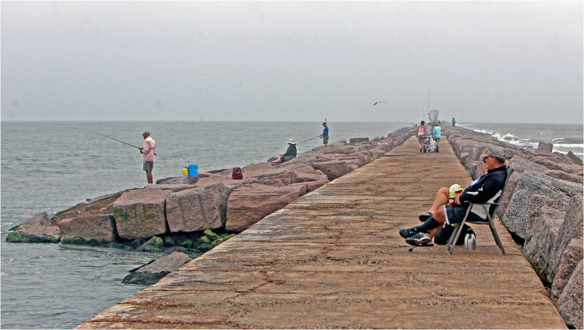 top spots for pier jetty fishing from corpus christi to rockport