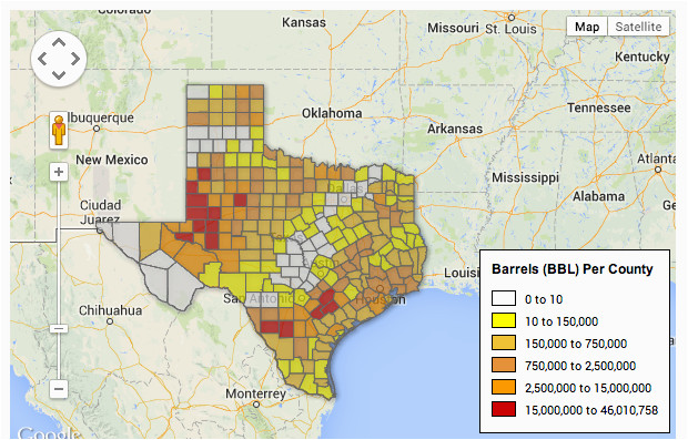 texas oil map business ideas 2013