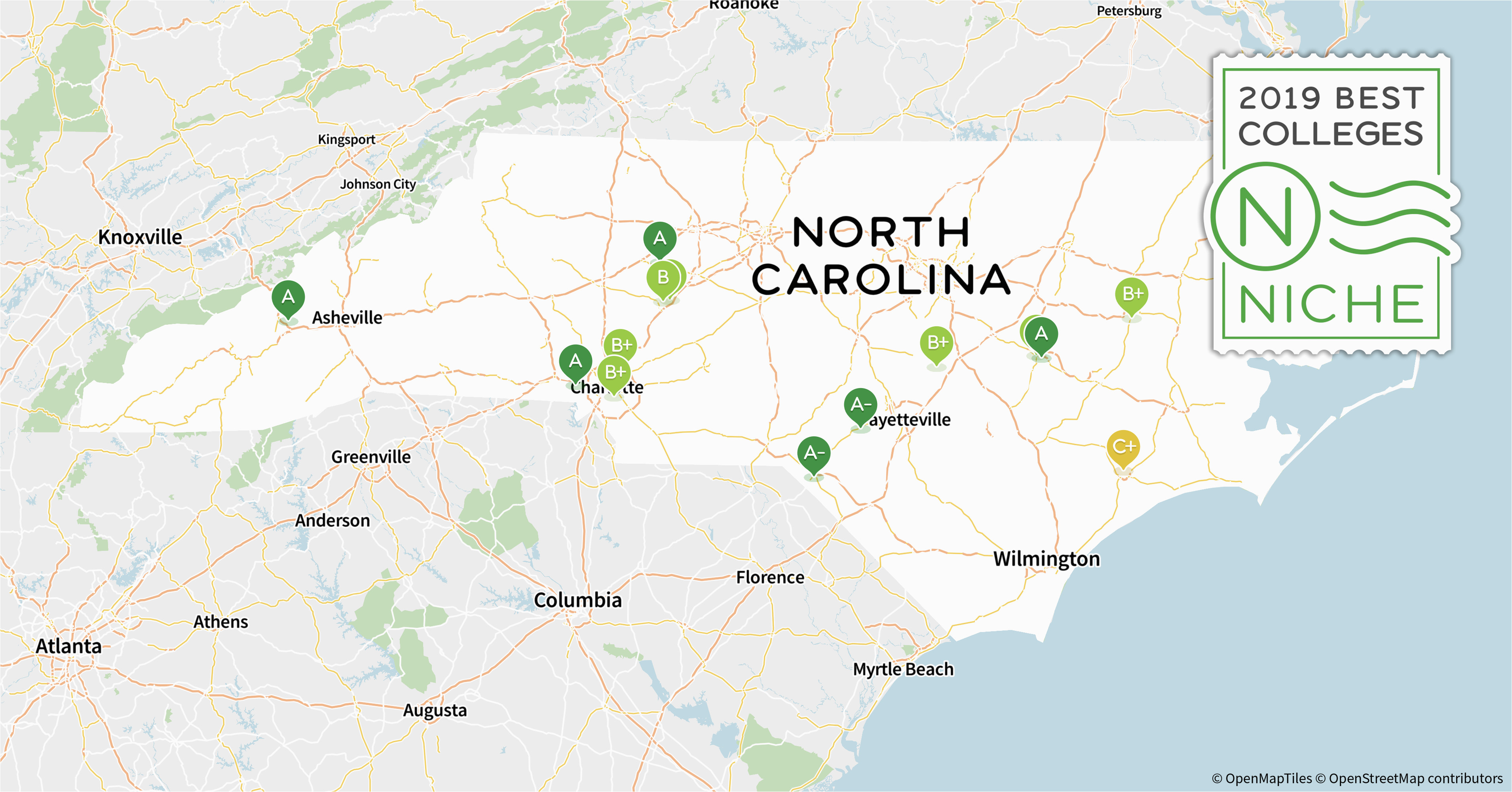 2019 best colleges in north carolina niche