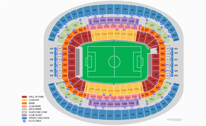 nrg stadium seat map unique darrell k royal stadium seating chart