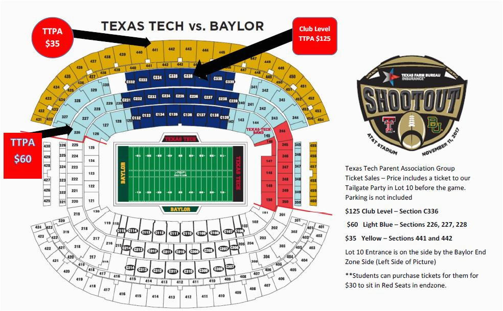 texas tech v baylor game tickets tailgating texas tech parents