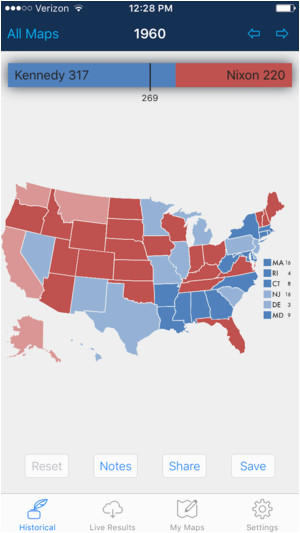 presidential election electoral college maps on the app store