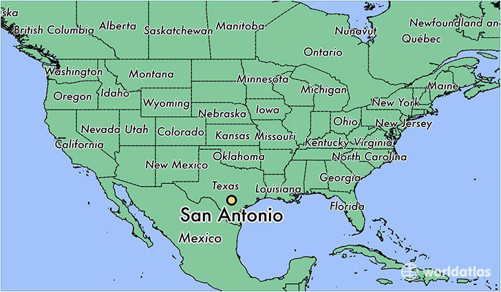 where is san antonio tx san antonio texas map worldatlas com