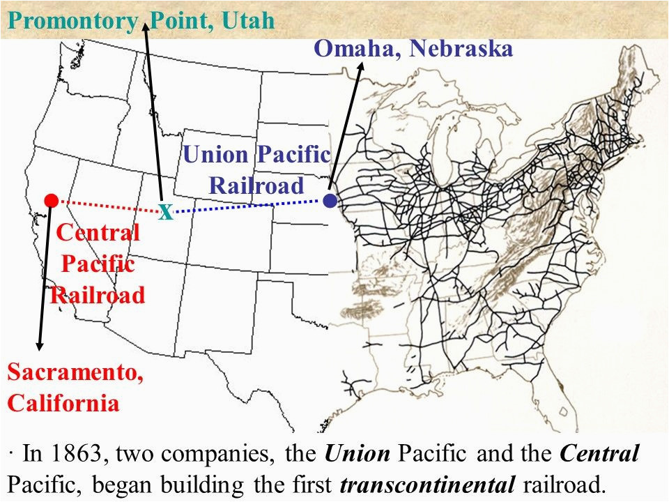 transcontinental railroad powerpoint presentation american history