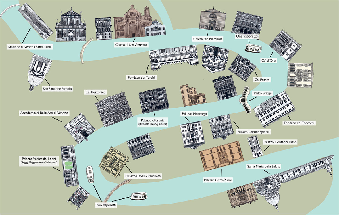 venice grand canal map rabbit guides an alternative look at