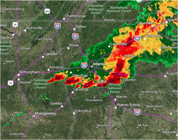 reports damaging storms hit jacksonville alabama as severe