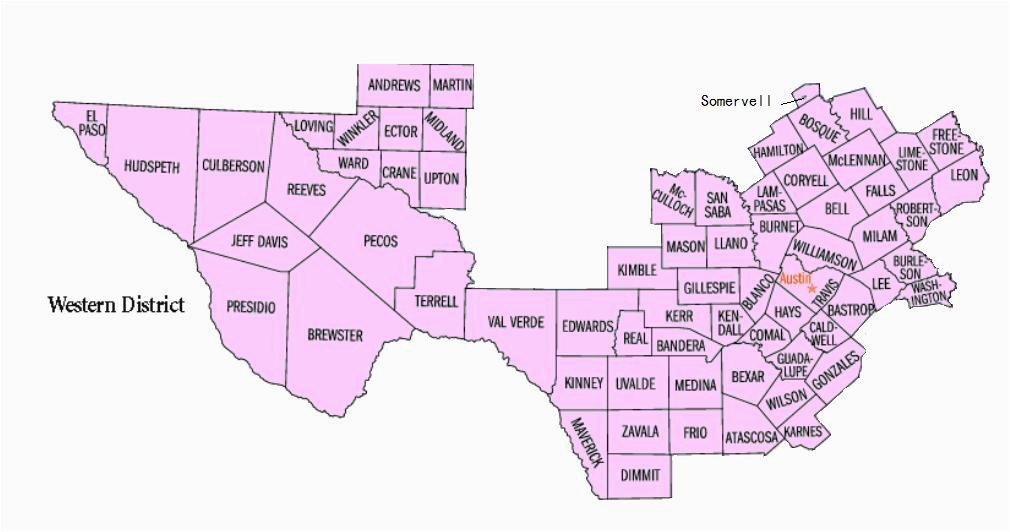 western district of texas map business ideas 2013