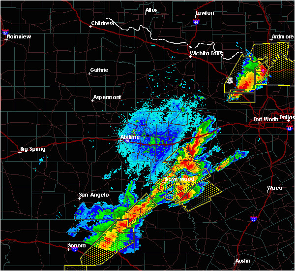 interactive hail maps hail map for brownwood tx