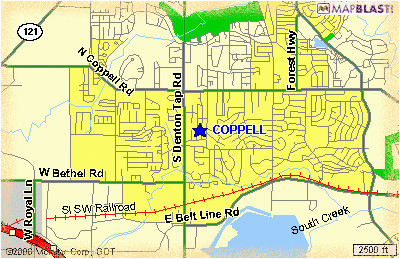 map of coppell texas business ideas 2013
