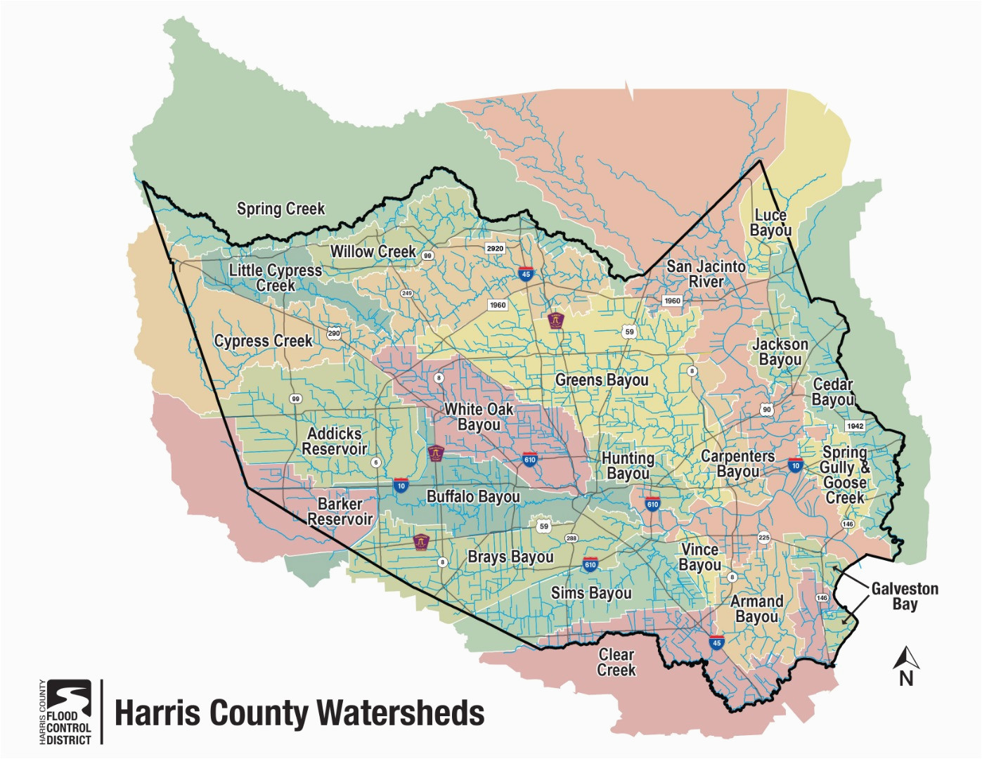 hcfcd harris county s watersheds