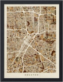 houston texas city street map by michael tompsett things i love