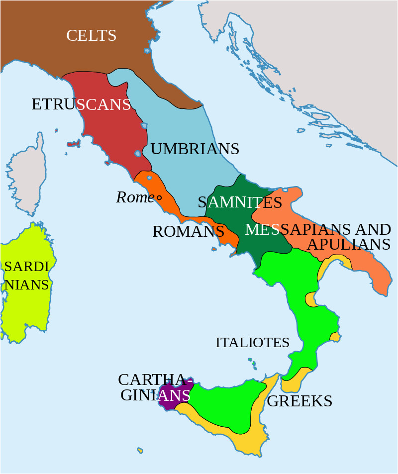 italy in 400 bc maps impero romano mappa dell italia storia
