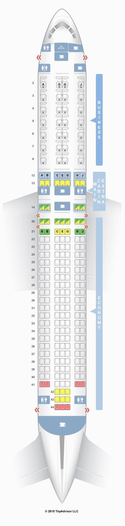 Air Canada Aircraft 763 Seating Chart