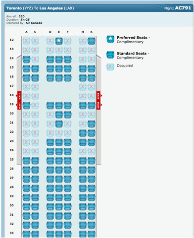 Boeing 763 Seating Chart Air Canada