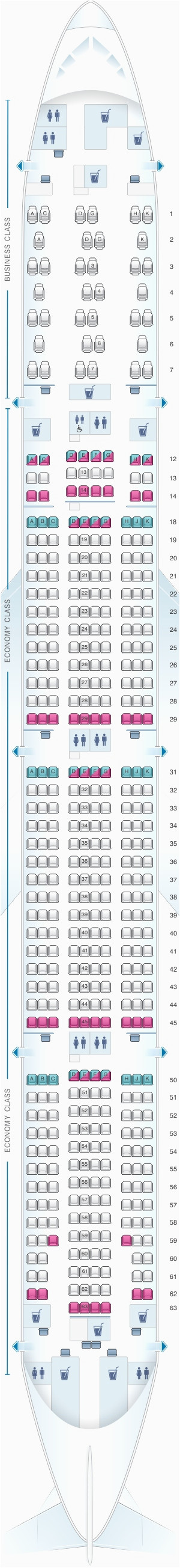 aircraft 77w seat map inspirational seatguru seat map thai