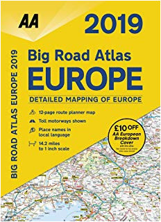 philip s 2019 multiscale road atlas europe spiral bound