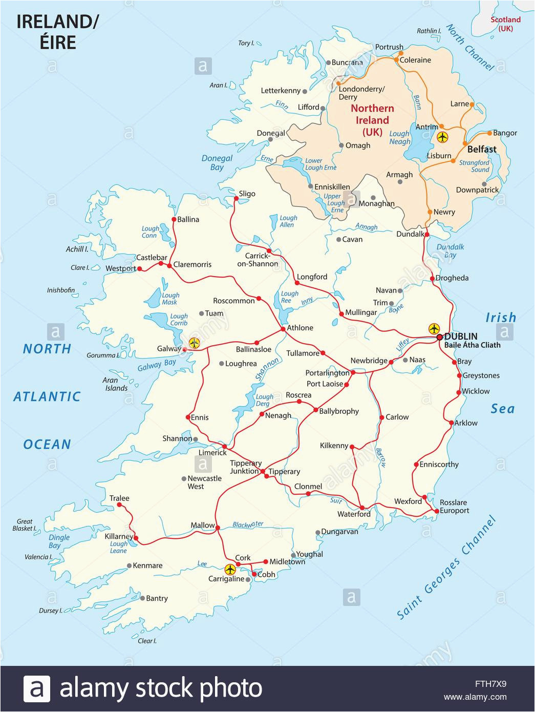 ireland map stock photos ireland map stock images alamy