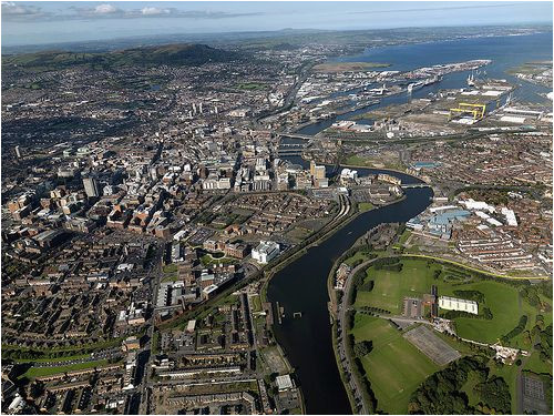 belfast aerial view3 polis metropolis megalopolis belfast