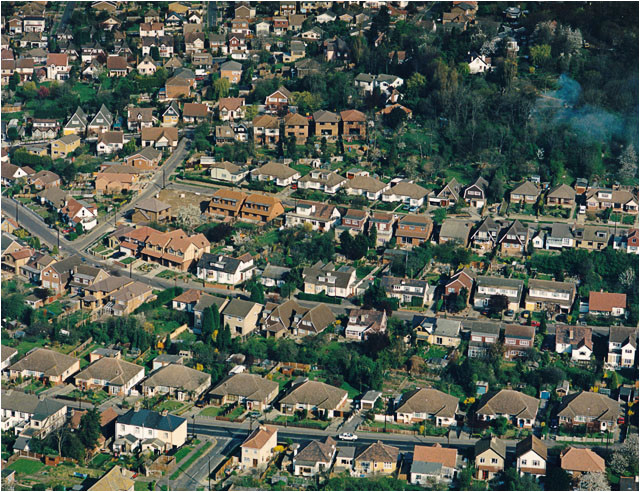 file aerial view of south benfleet suburbia geograph org uk