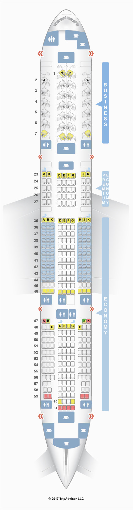 Air Canada 777 300 Seat Map | secretmuseum