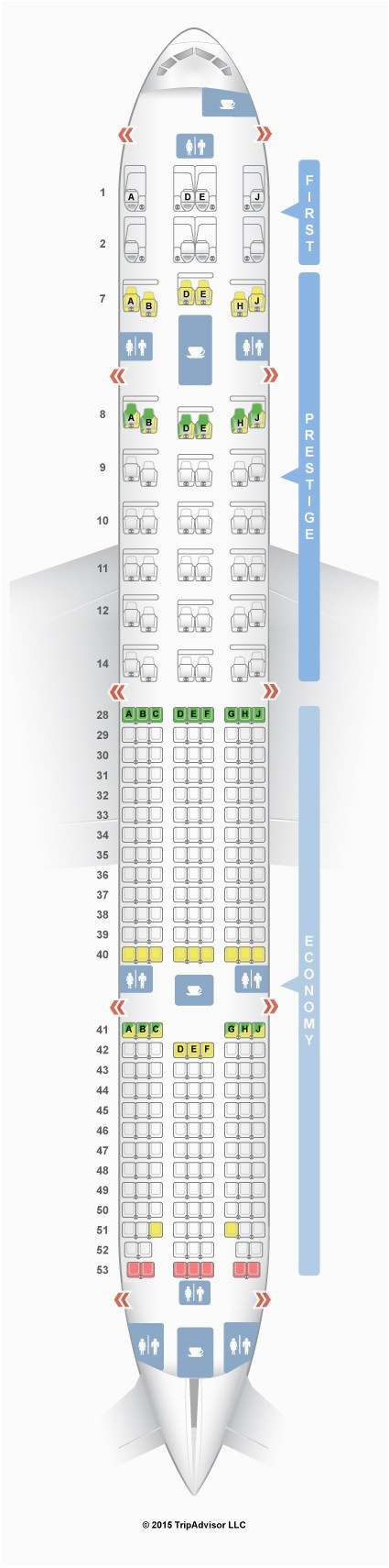 air canada boeing 777 300er seating