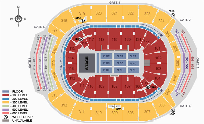 Acc Centre Seating Chart