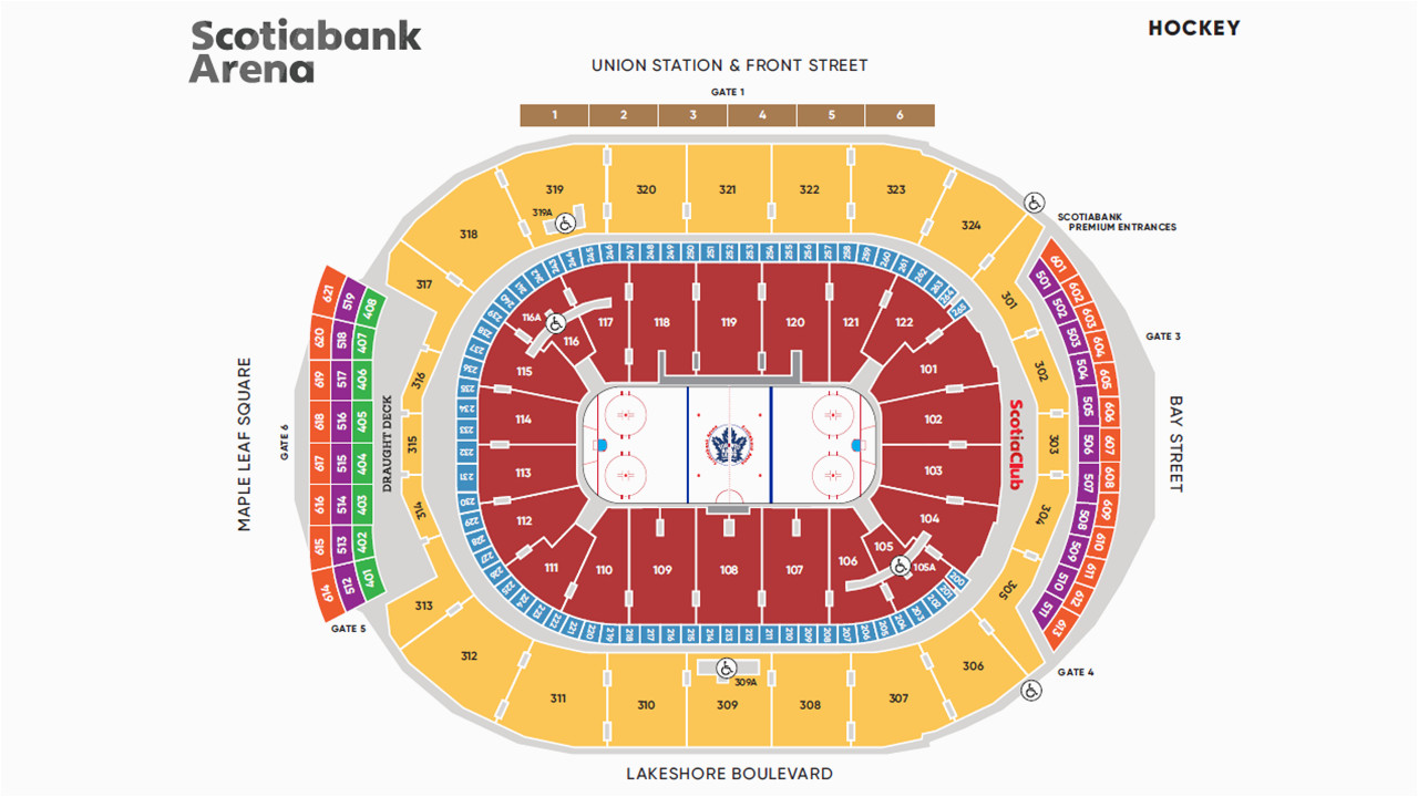 center seat numbers charts online