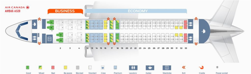 United Airlines Airbus 320 Seating Chart