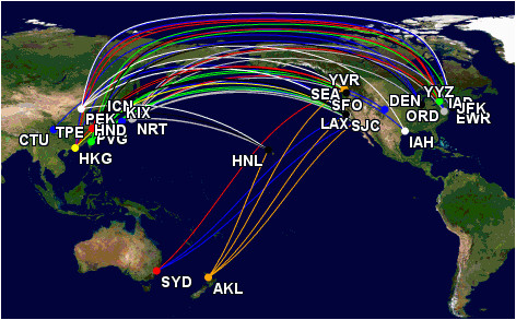 star alliance route list transpacific wandering aramean