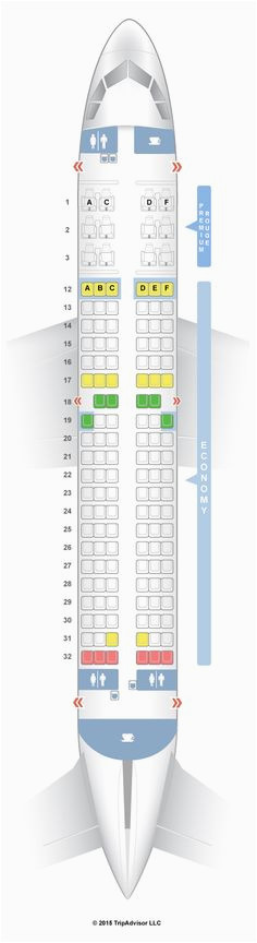 Air Canada Seat Selection Chart