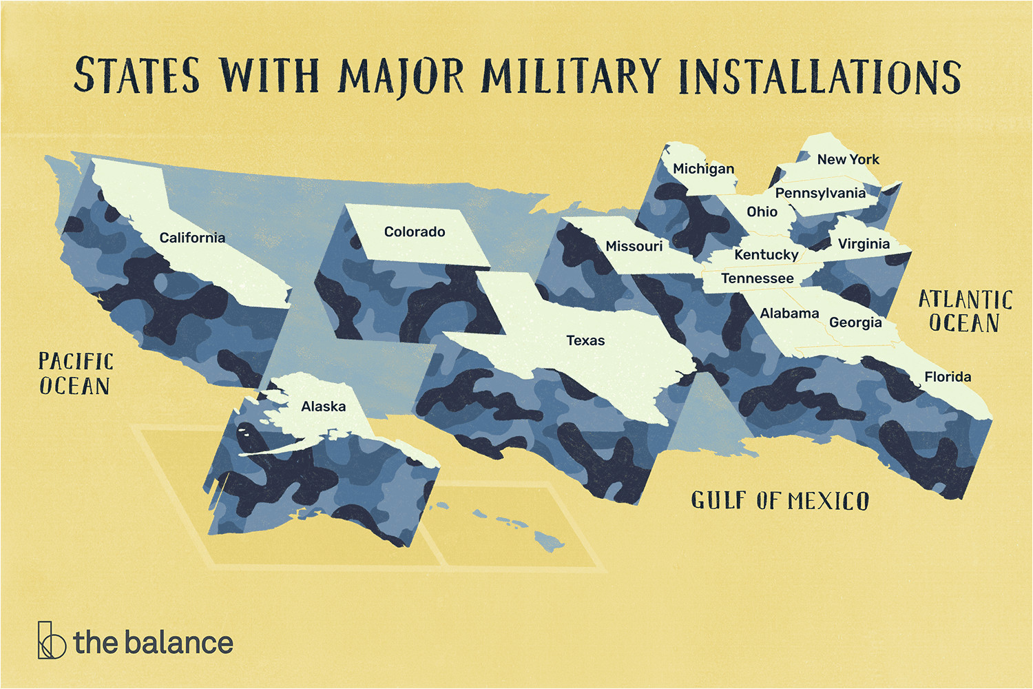 major u s military bases and installations