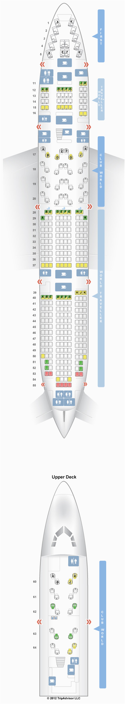 seatguru seat map british airways boeing 747 400 744 v1 travel