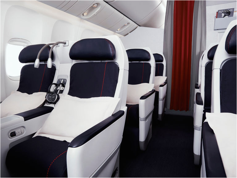 premium economy service on board